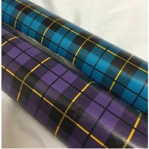 2-Rolls Plaid Wrapping Paper by Scotch
